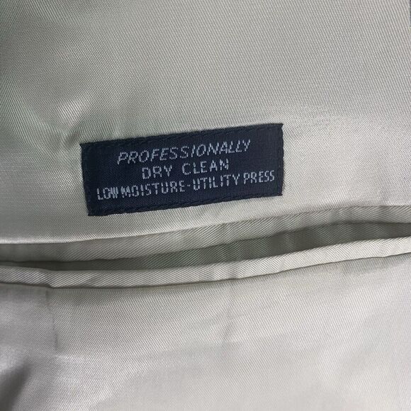 Roundtree & Yorke Silk Worsted Wool Sport Coat Mens Size 48R Beige NWT $199 - Picture 8 of 9